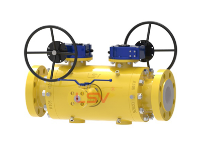Modular double block & bleed (DBB)trunnion ball valve