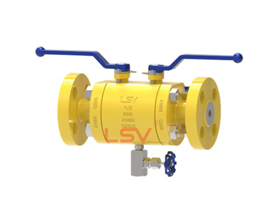 Modular double block & bleed (DBB) ball valve